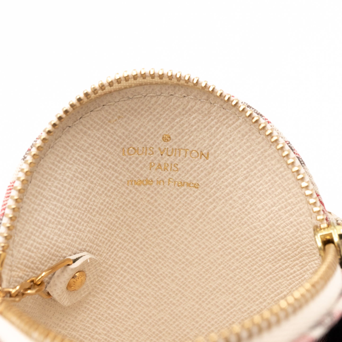 Louis Vuitton Rare Beige x Grey Mini Lin Croisette Round Coin