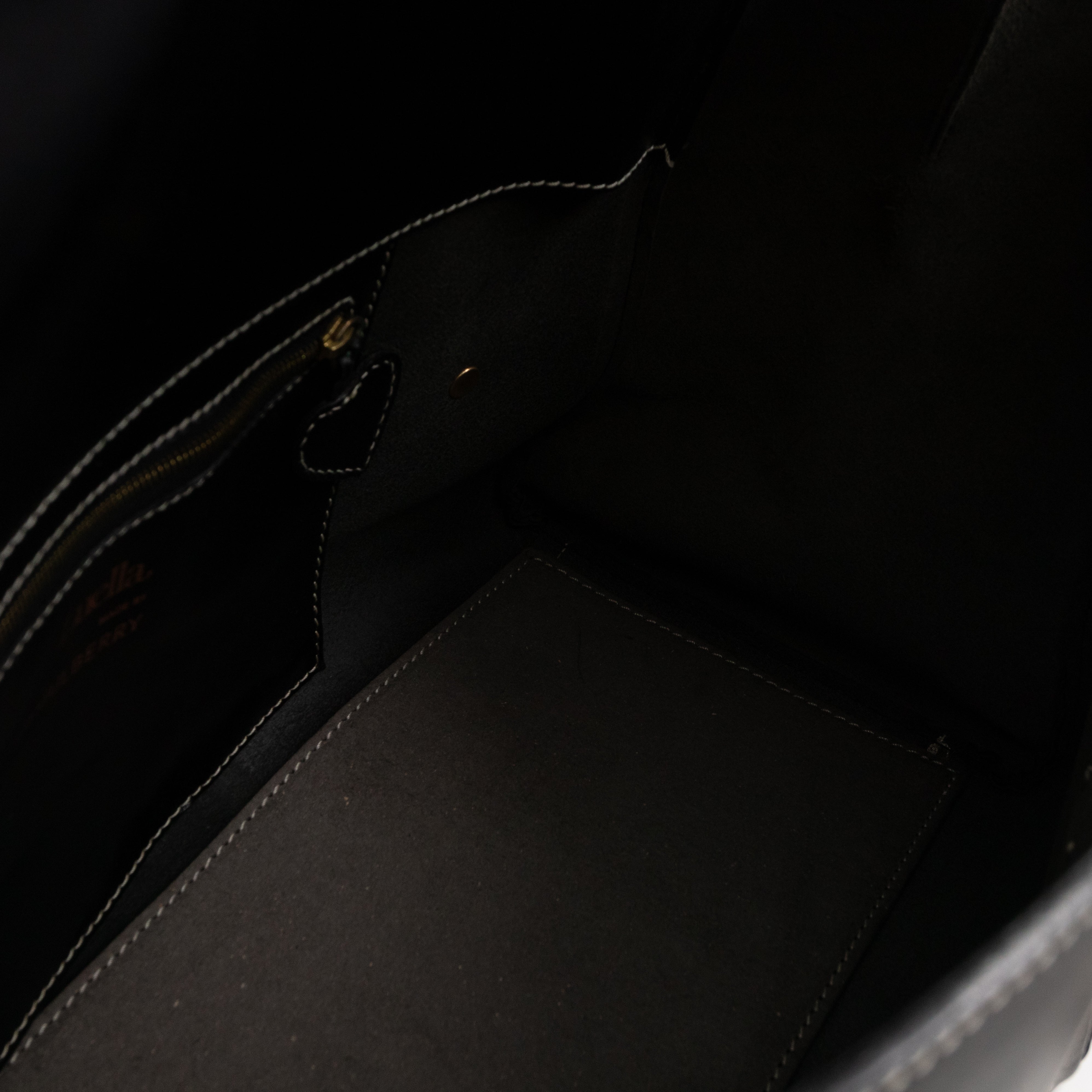 Luella Giselle Satchel Bag Black Leather