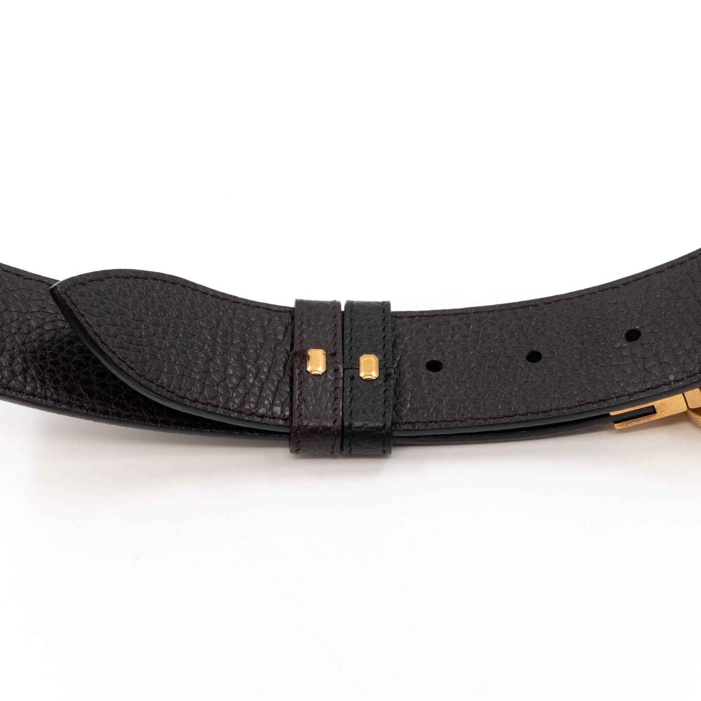 GG Marmont Reversible Black Brown Leather Belt 80 cm