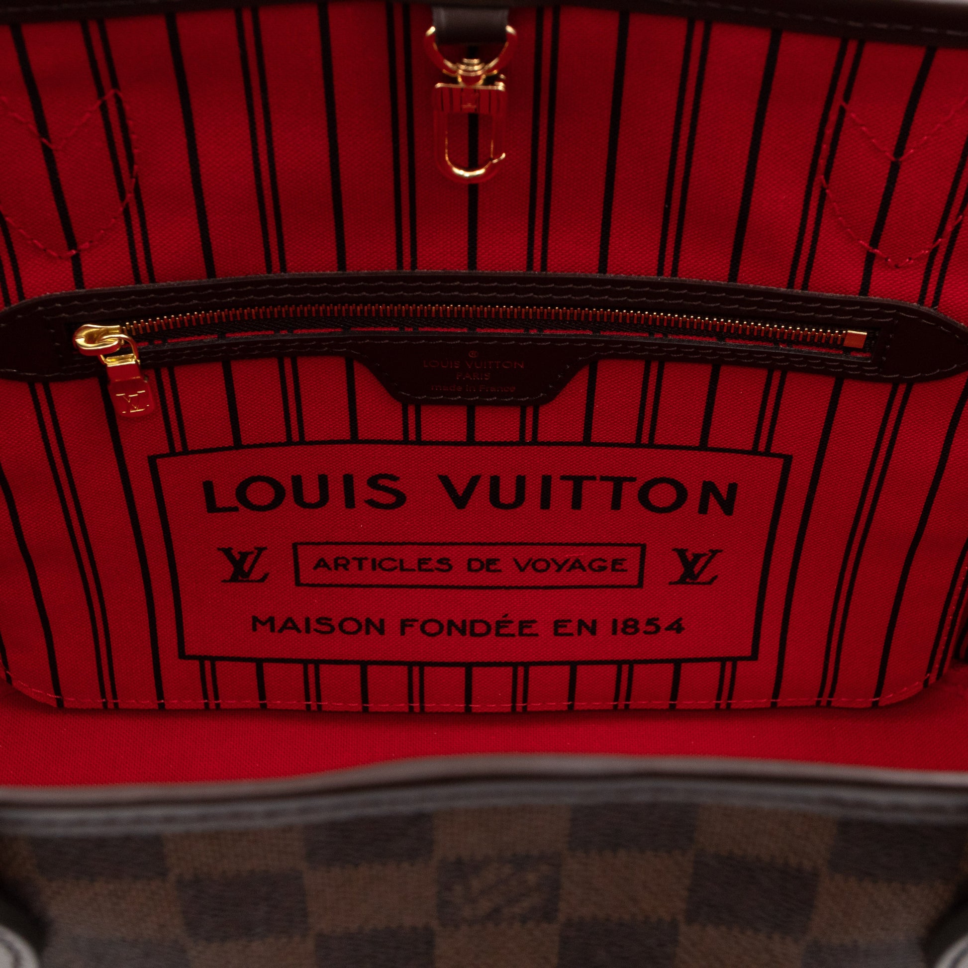 Louis Vuitton – Neverfull PM Damier Ebene – Queen Station