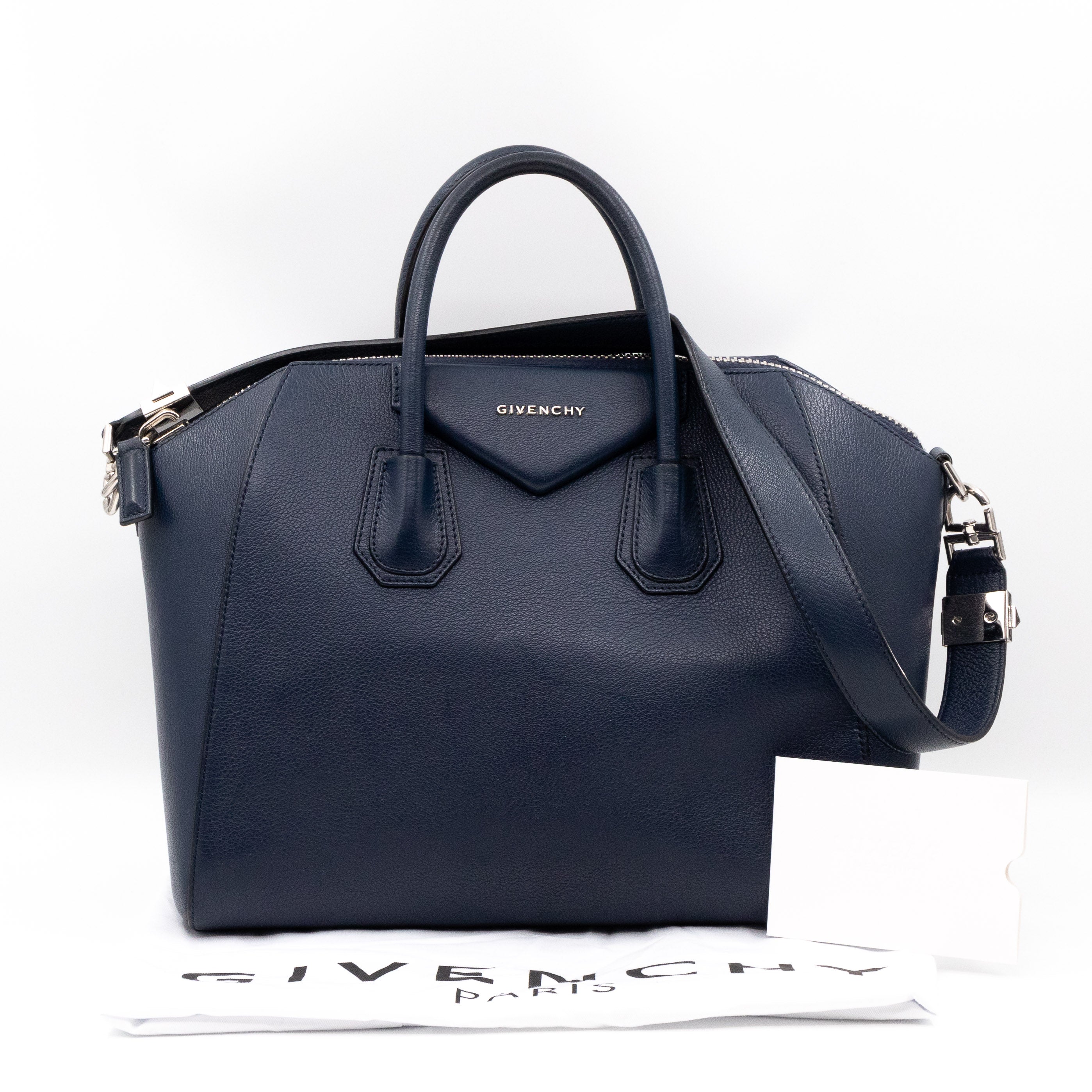 Antigona Medium Night Blue Leather