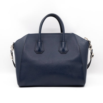 Givenchy Antigona Medium Night Blue Leather – Queen Station