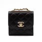 Trendy CC Clutch With Chain Black Leather