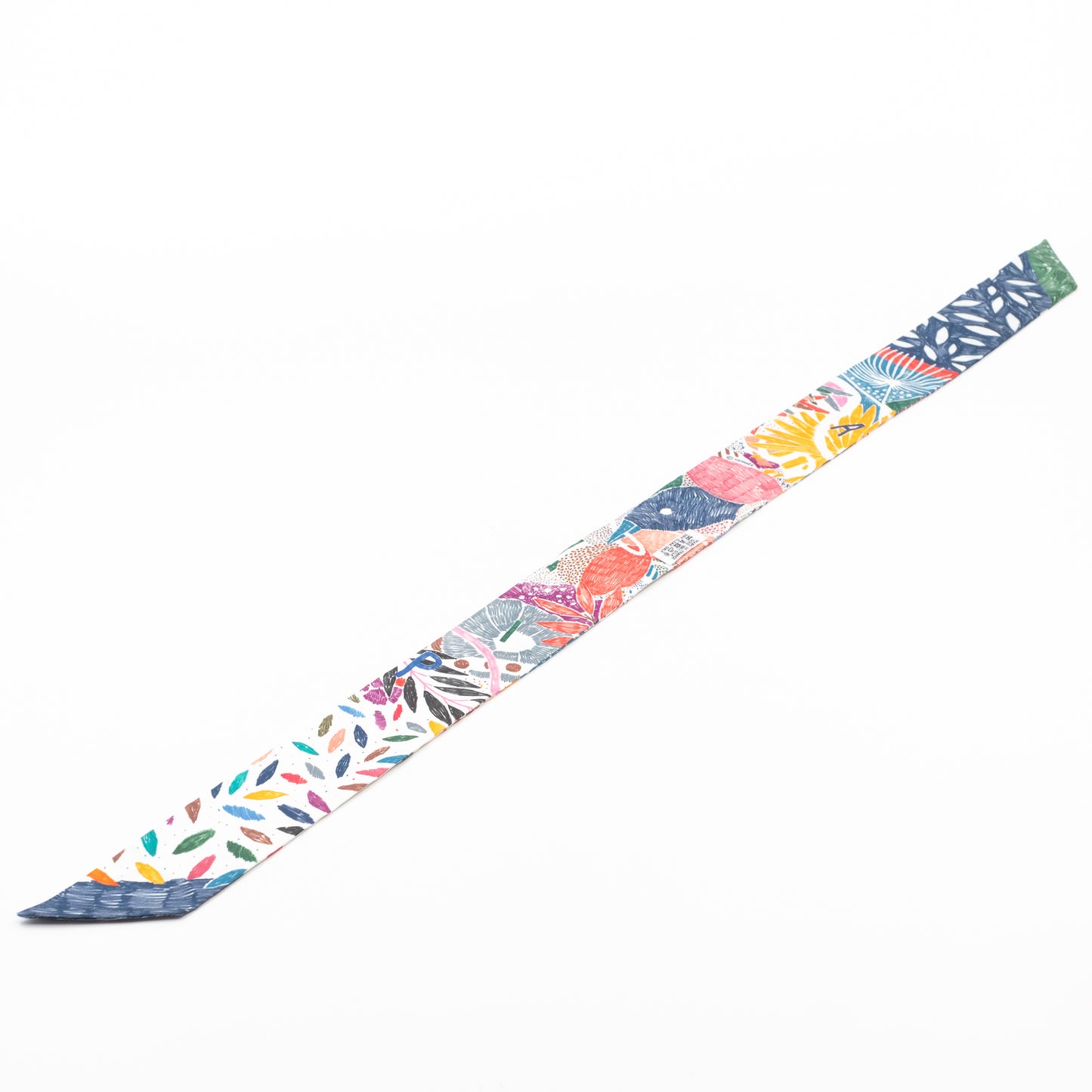 Twilly Scarf Multicolor White Letters