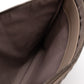 Medium Flat Pouch Intrecciato Greige Leather