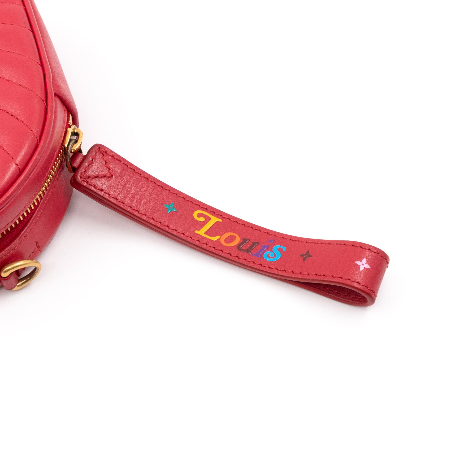 Louis Vuitton New Wave Heart Crossbody Bag Limited Edition Love Lock  Quilted Leather Red 8297619