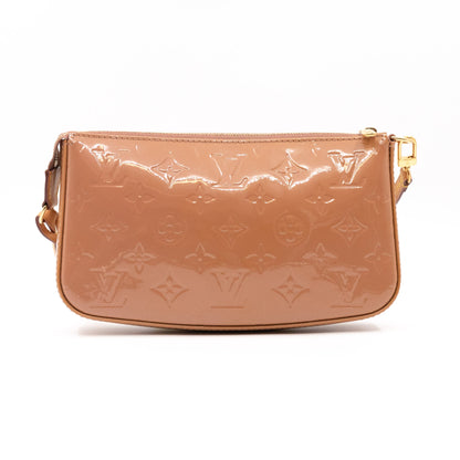 Pochette Accessoires Vernis Rose Velours