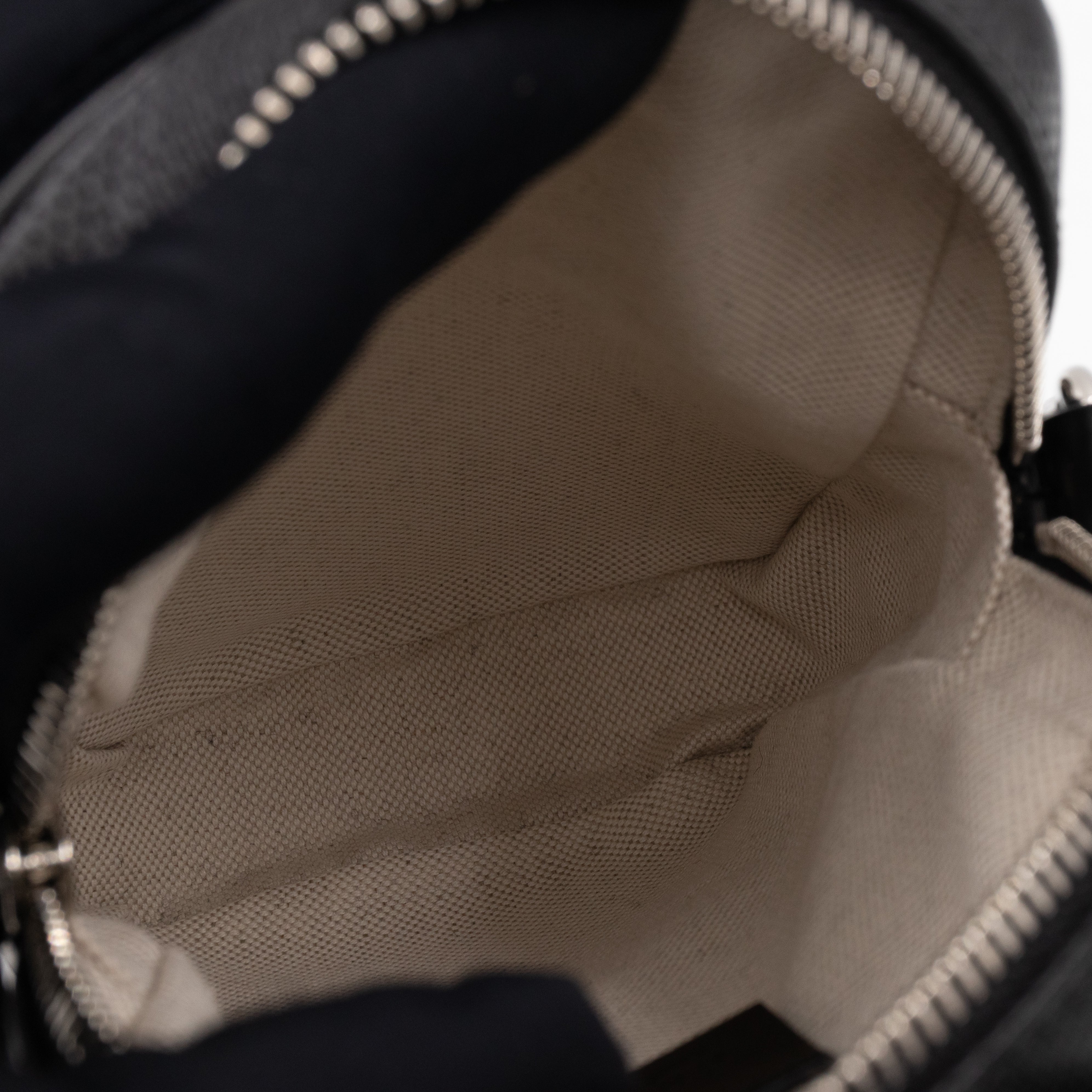GG Embossed Mini Bag Black Leather