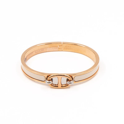 Mini Clic Chain d'Ancre Bracelet Creme Gold