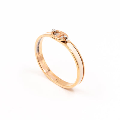 Mini Clic Chain d'Ancre Bracelet Creme Gold