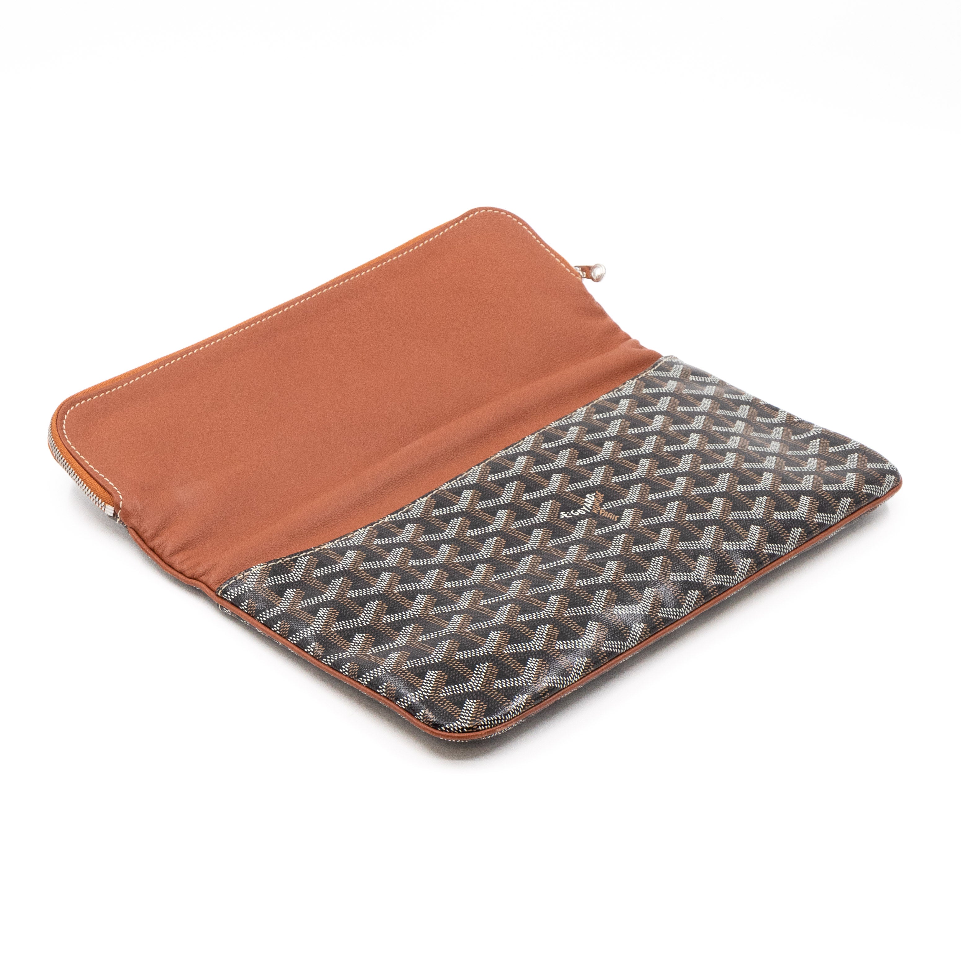 Goyard fold over on sale clutch