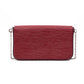 Pochette Felicie Epi Leather Fuchsia