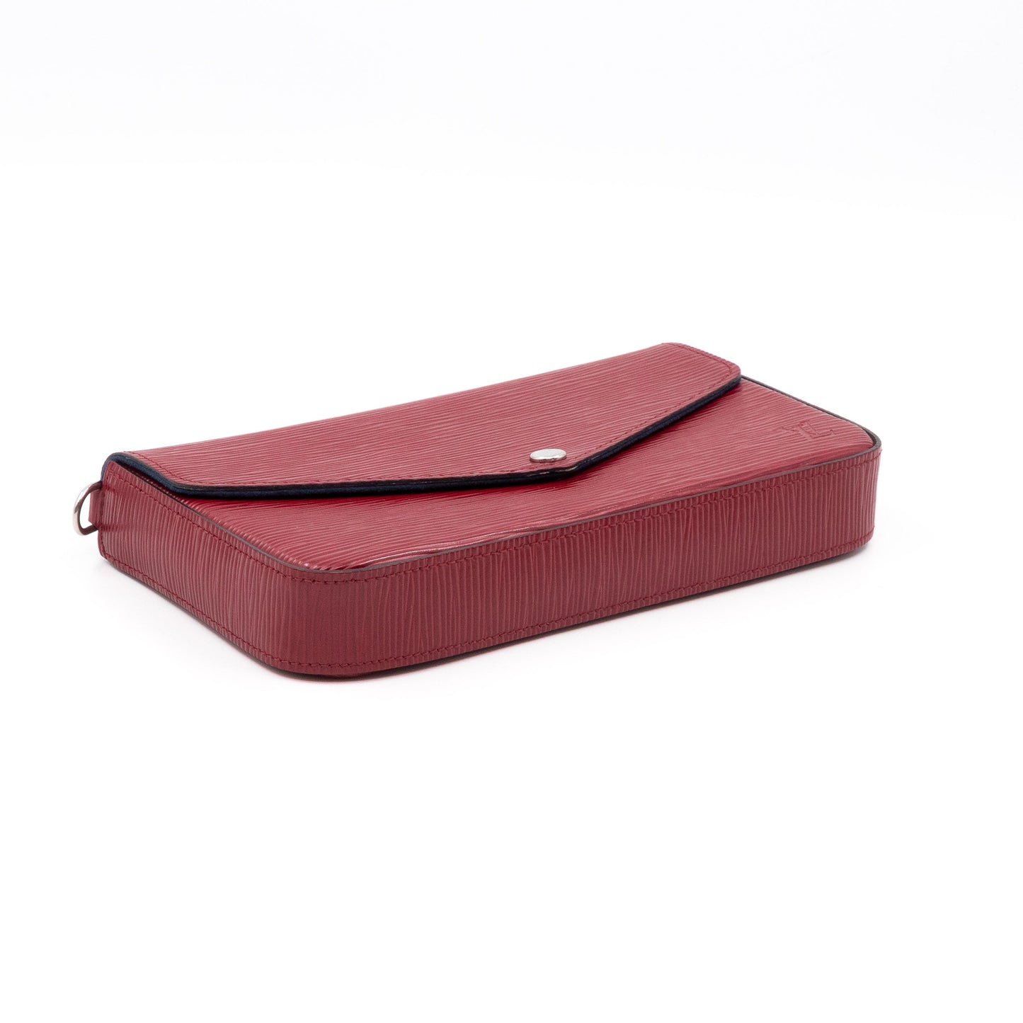 Pochette Felicie Epi Leather Fuchsia