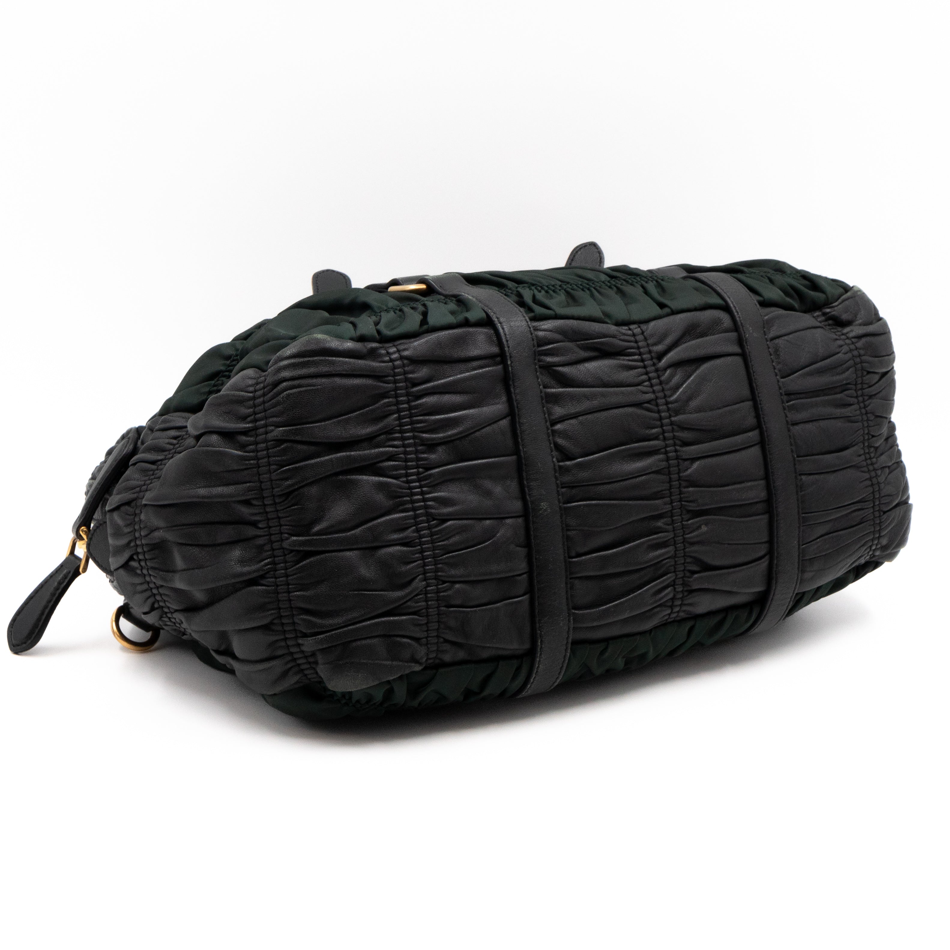 Gaufre Tote Green Tessuto Nylon