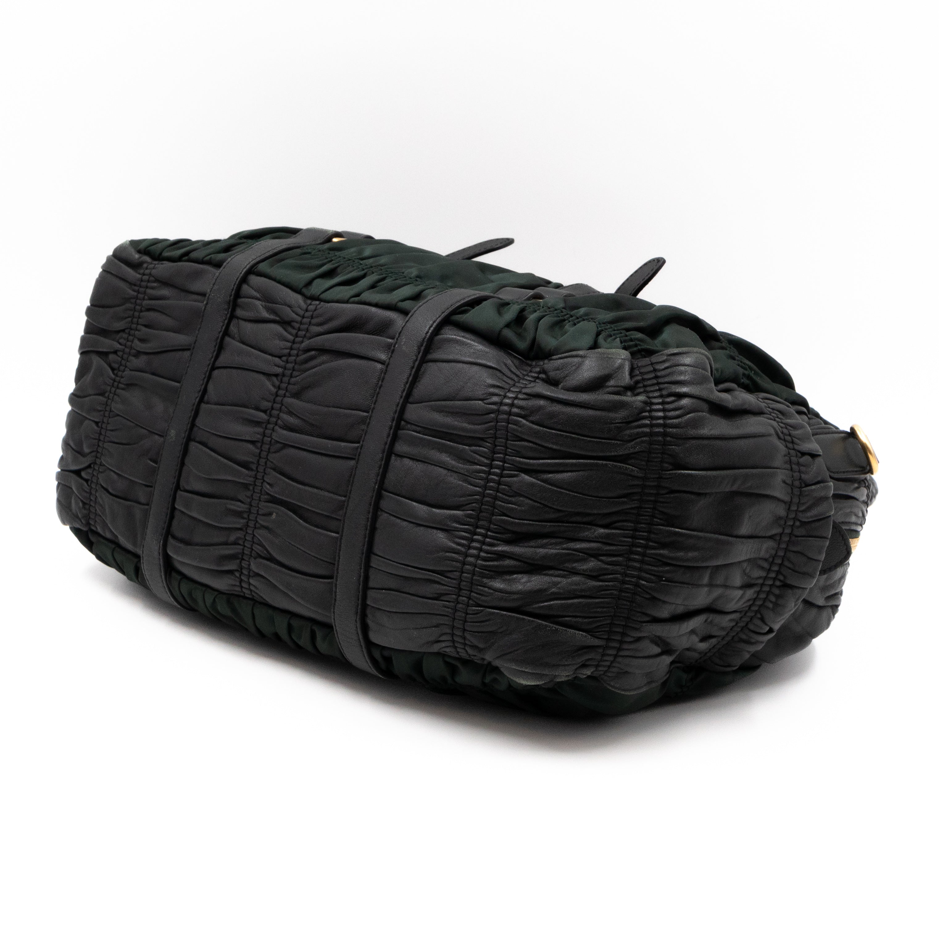 Gaufre Tote Green Tessuto Nylon
