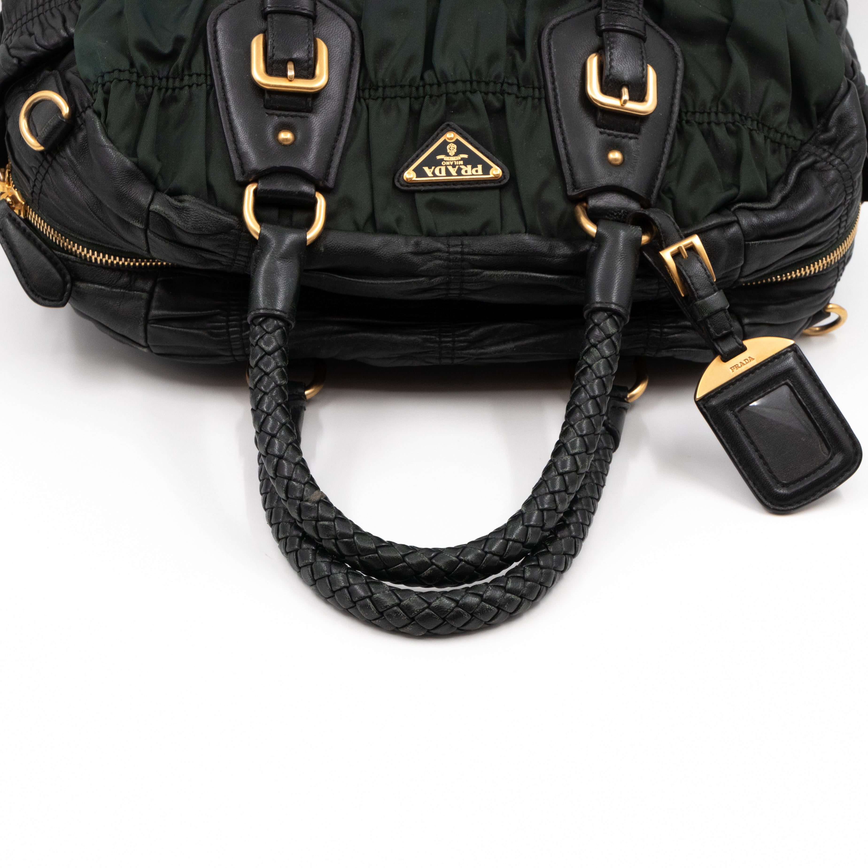 Gaufre Tote Green Tessuto Nylon