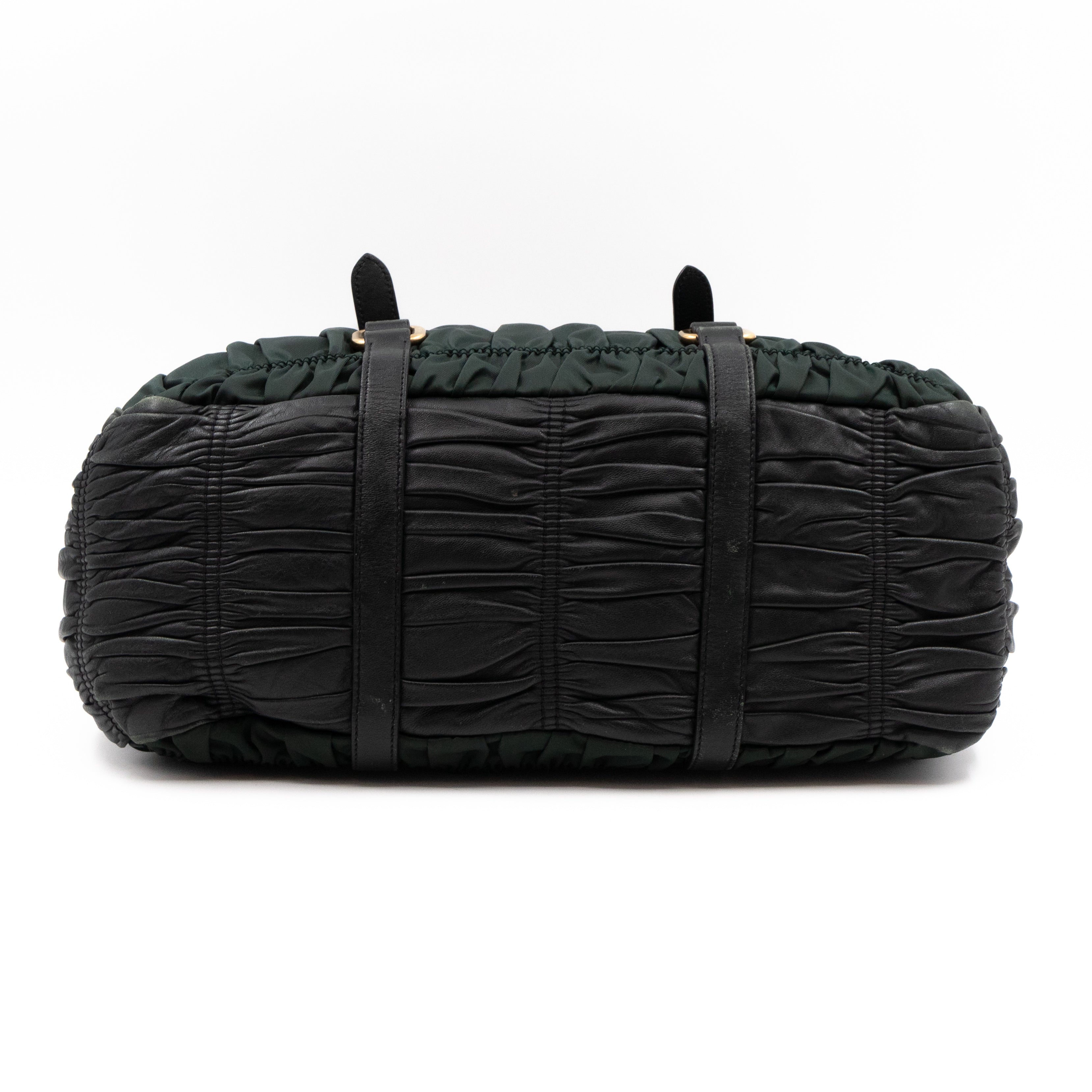 Gaufre Tote Green Tessuto Nylon
