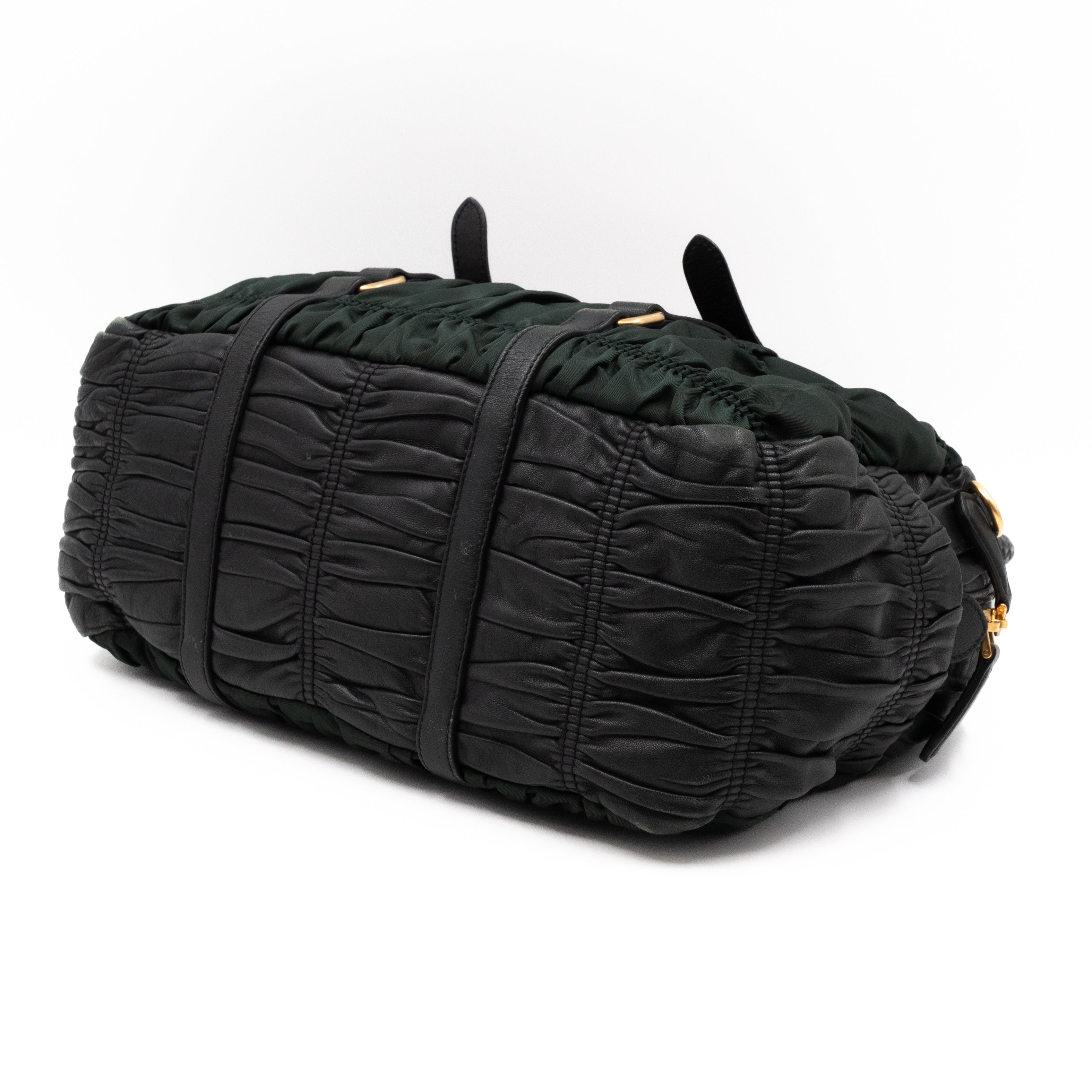 Gaufre Tote Green Tessuto Nylon