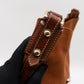 Horsebit Hobo Brown Suede Leather