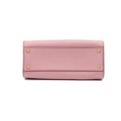 Sicily Medium Dauphine Leather Light Pink