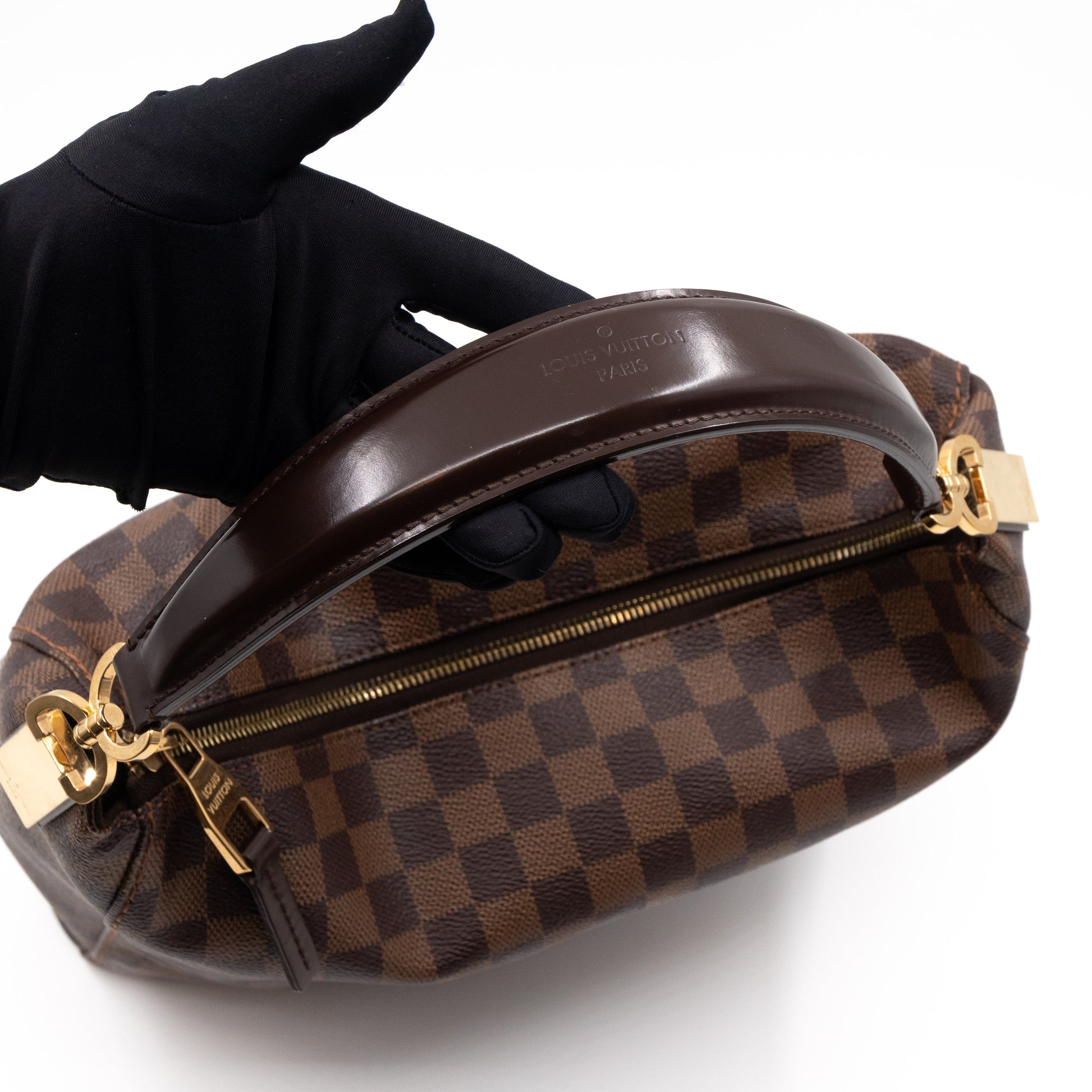 Louis Vuitton Damier Ebene Portobello PM Shoulder Bag (SHF-5UfkR2