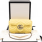GG Marmont Matelassé Super Mini Yellow