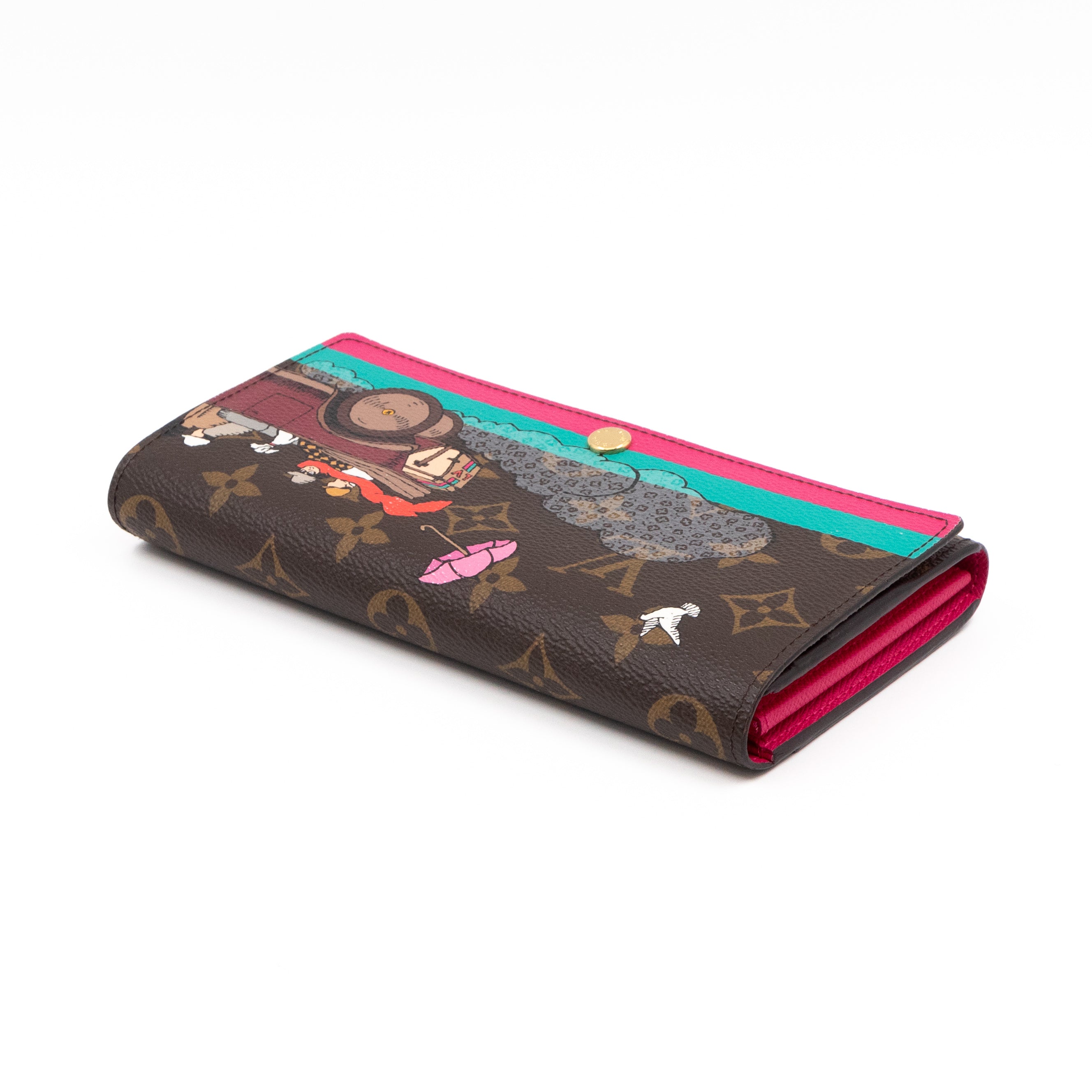Sarah Wallet Monogram Evasion