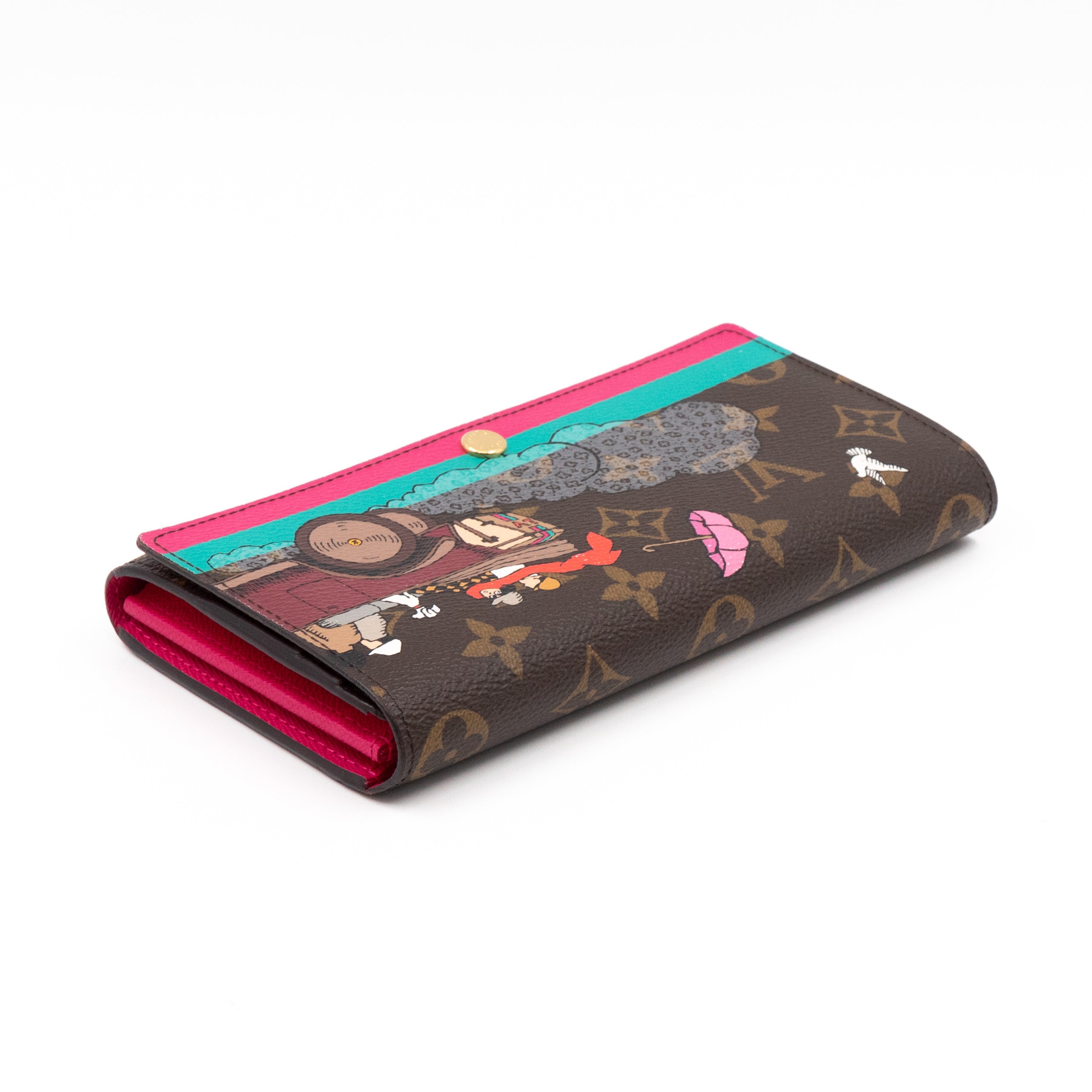 Sarah Wallet Monogram Evasion