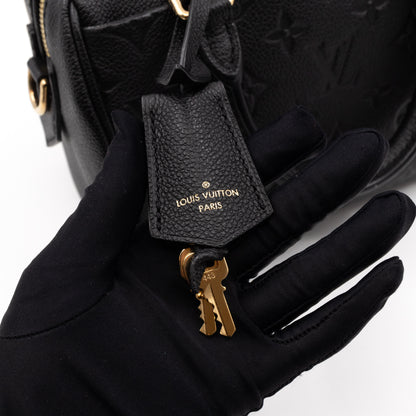 Speedy 20 Bandouliere Monogram Empreinte Black