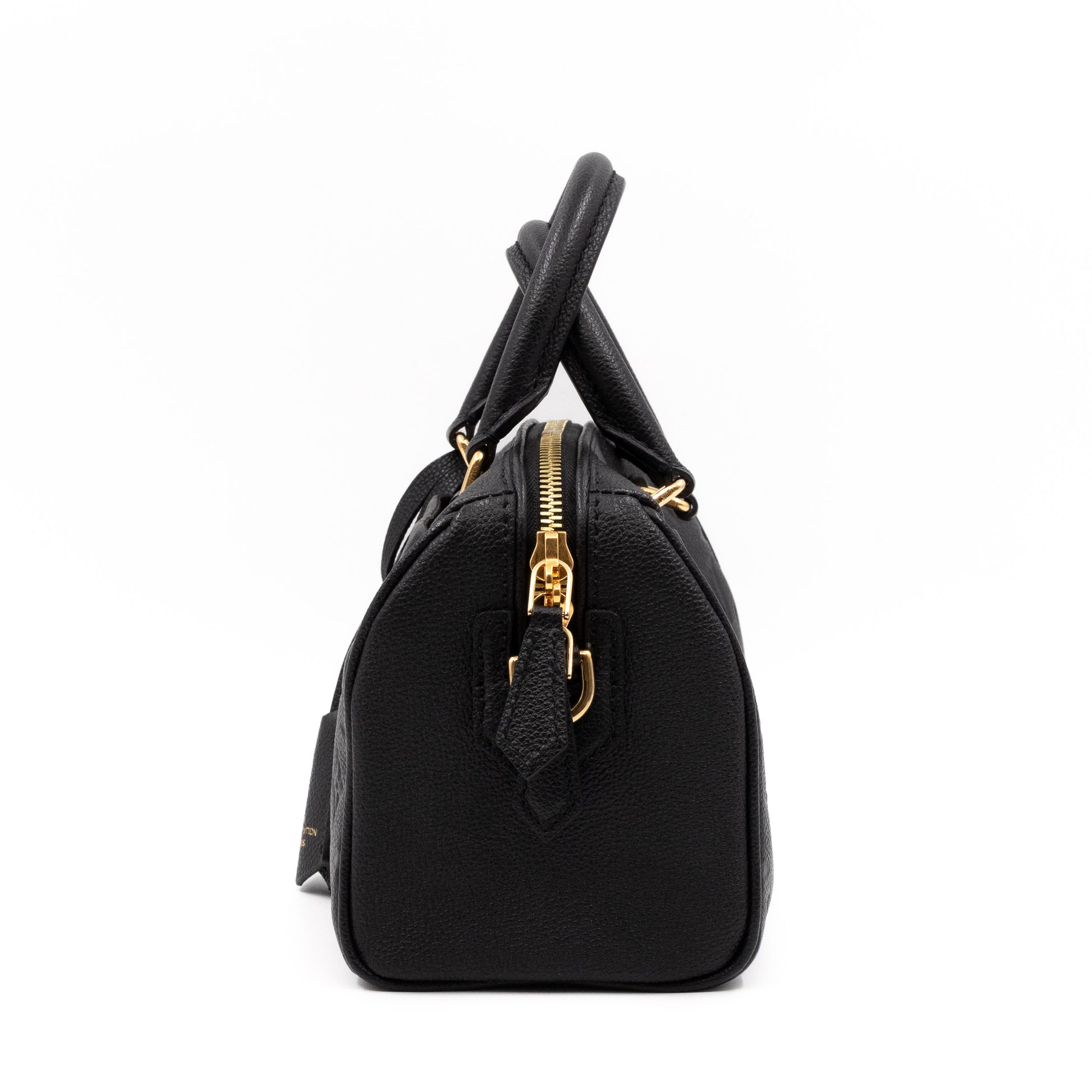 Louis Vuitton Noir Empreinte Speedy Bandouliere 25 Bag – The Closet