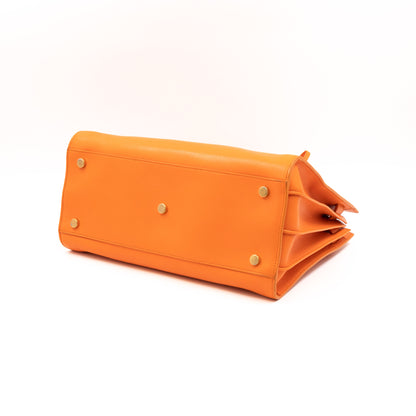 Sac de Jour Small Orange Leather