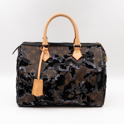 Speedy 30 Monogram Black Fleur de Jais