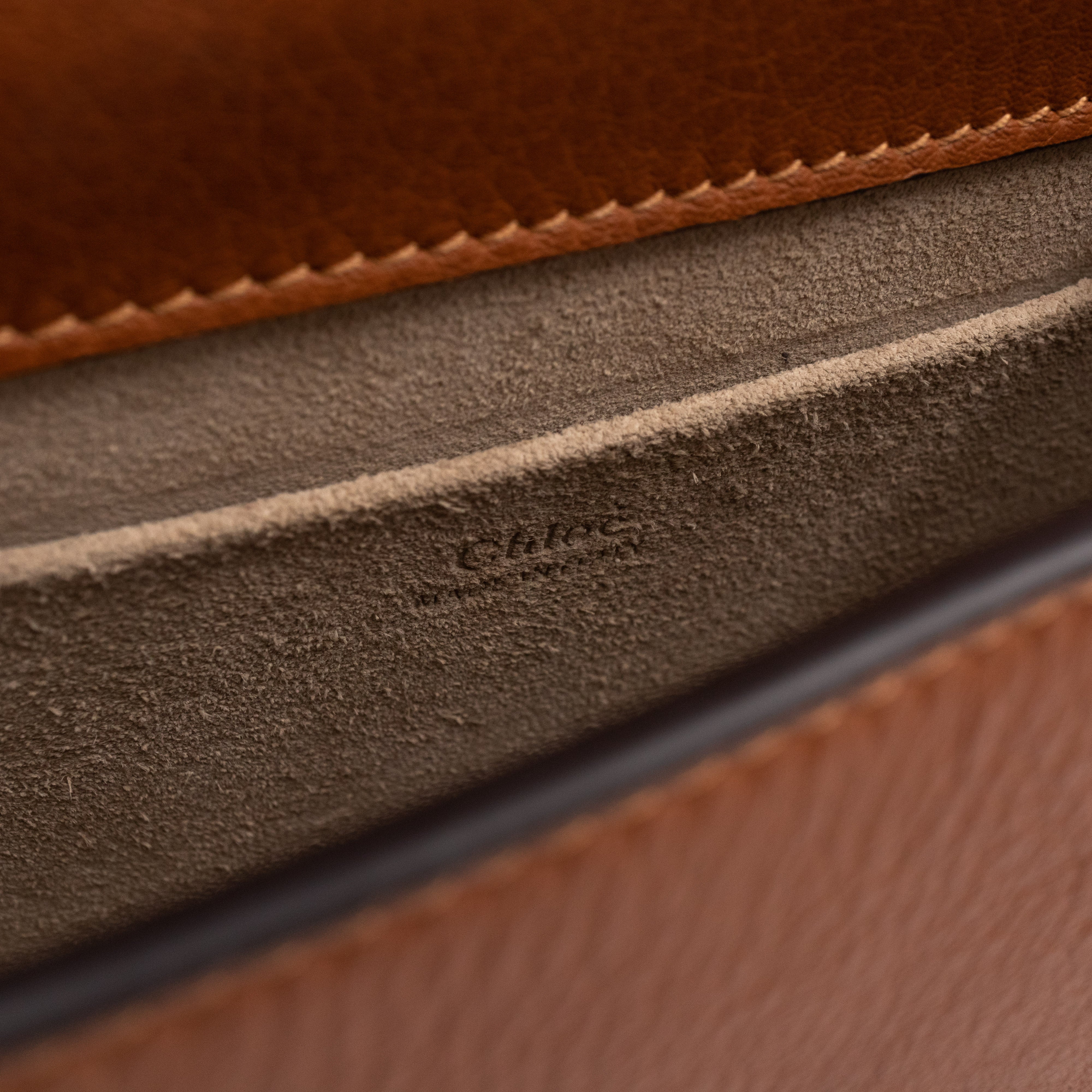 Small Nile Bracelet Bag Brown Leather