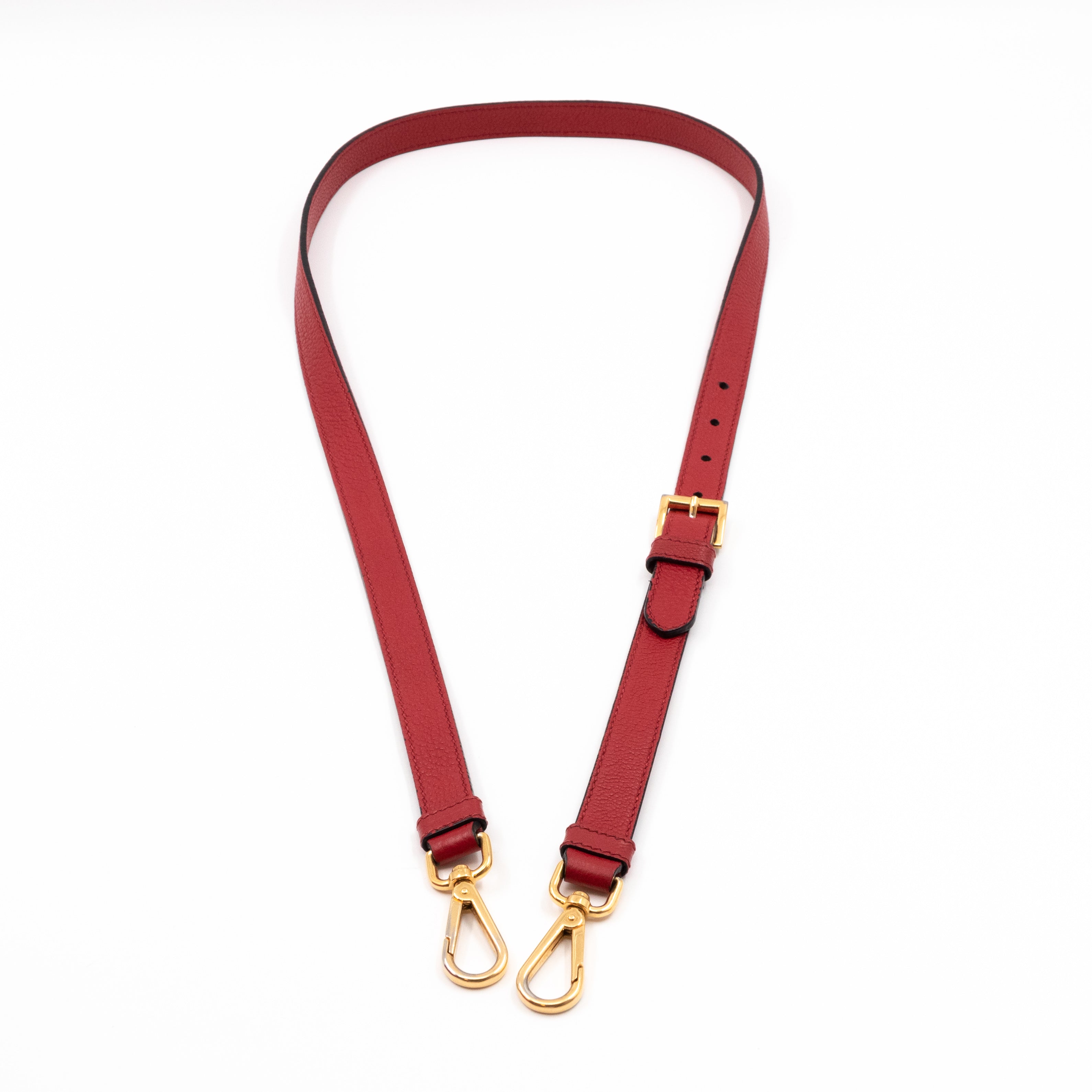 Two Way Tote Bag Fire Red Leather