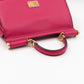 Sicily Medium Dauphine Leather Pink