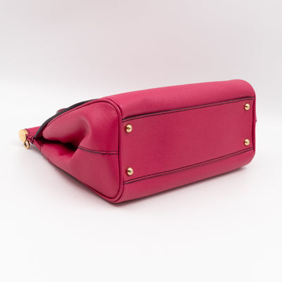 Sicily Medium Dauphine Leather Pink