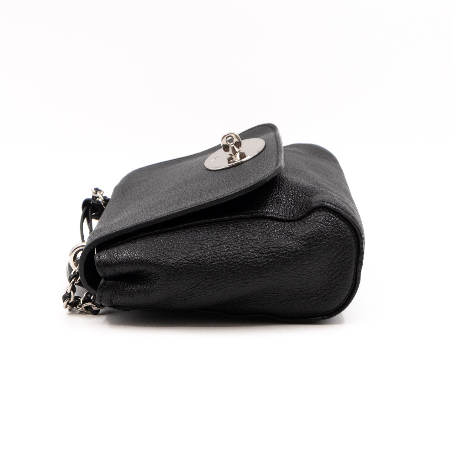 Lily Small Black Leather