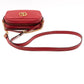 GG Marmont Matelassé Mini Red Leather