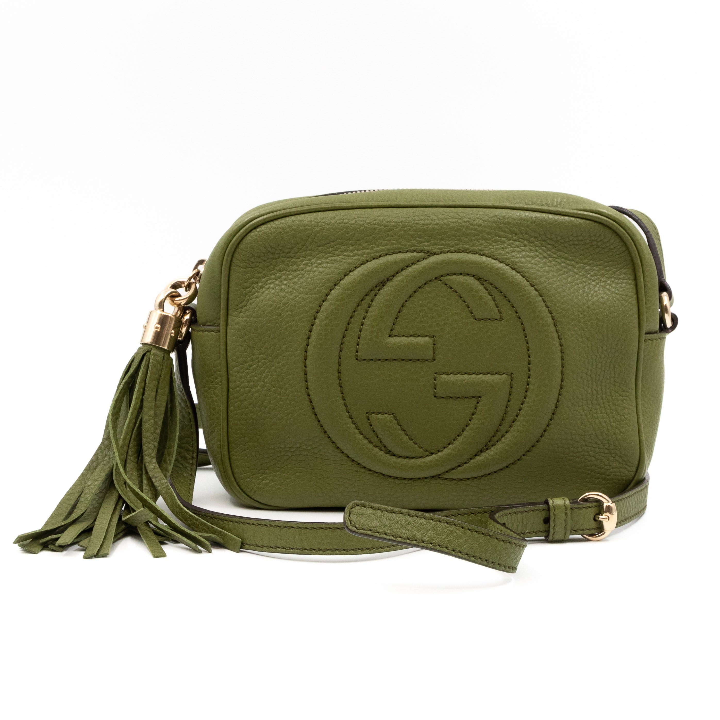 Gucci disco store bag green