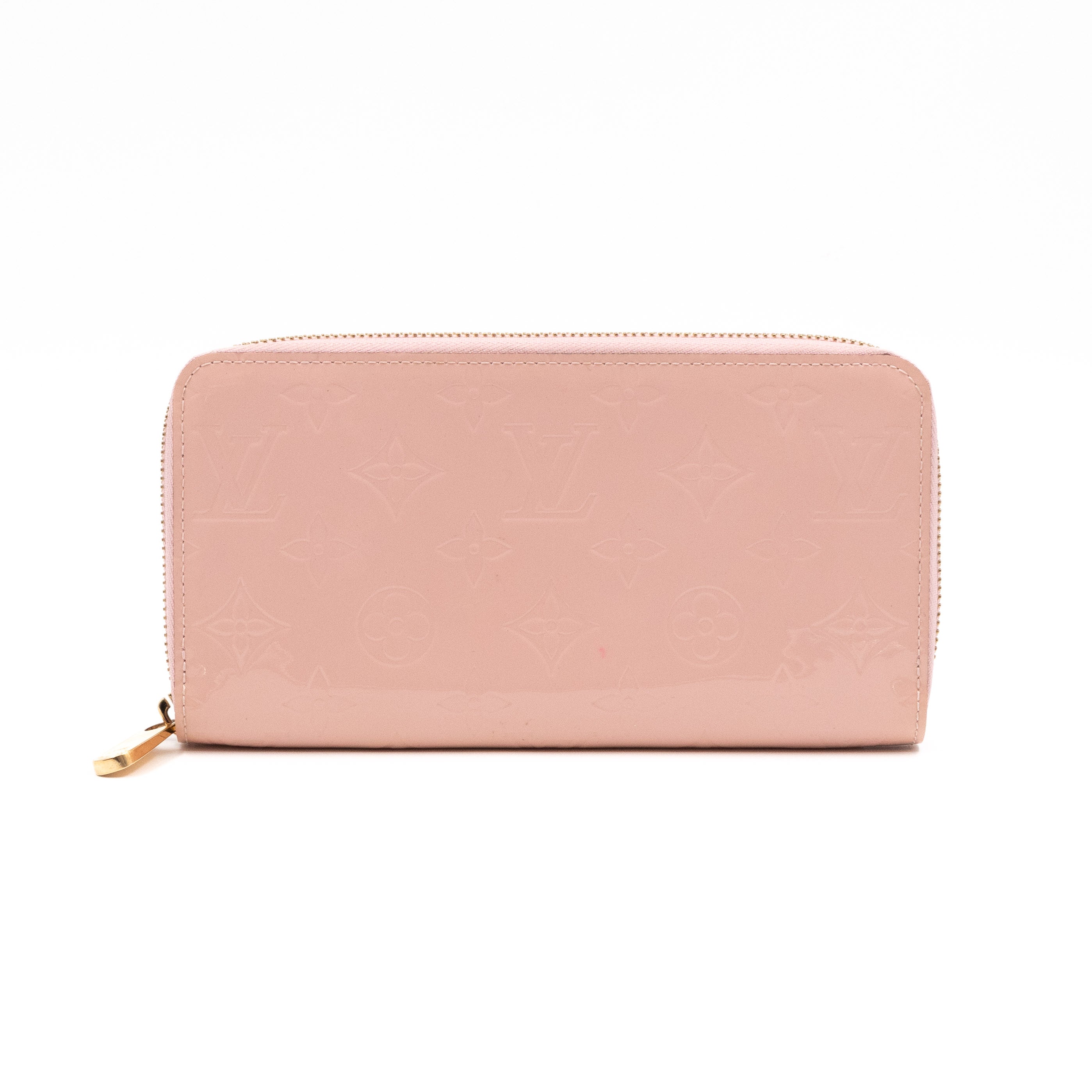 Zippy Wallet Vernis Rose Angelique