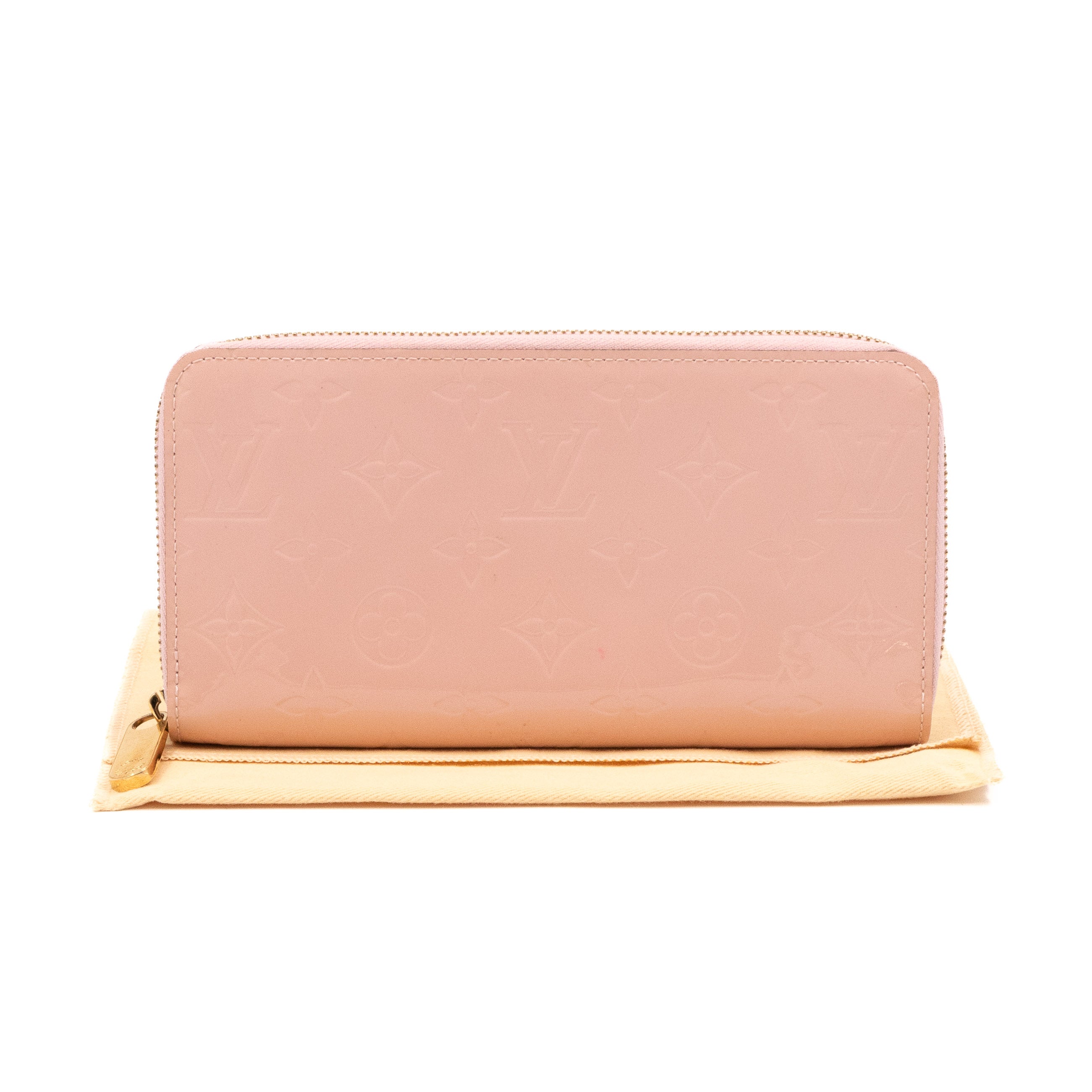 Zippy Wallet Vernis Rose Angelique