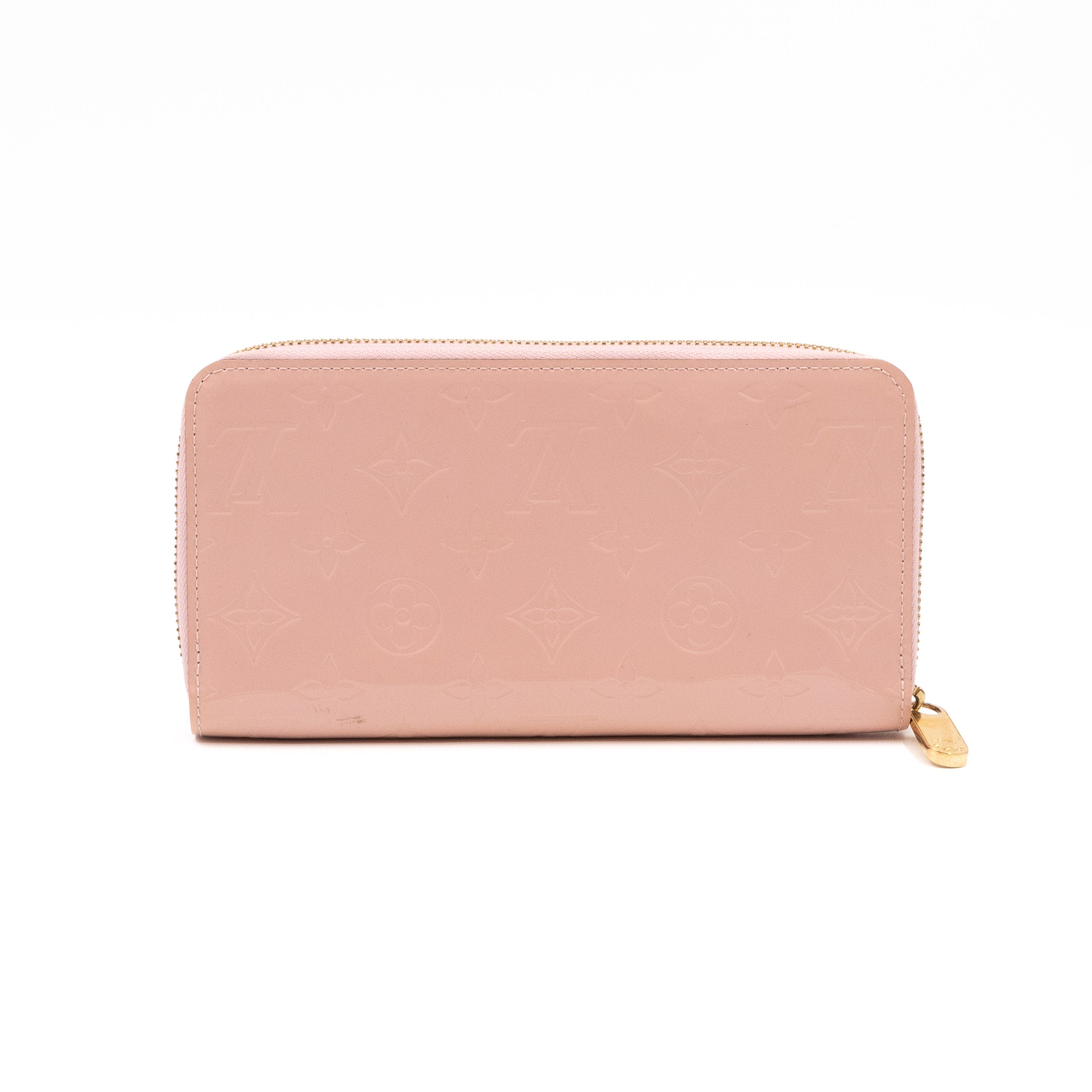 Zippy Wallet Vernis Rose Angelique