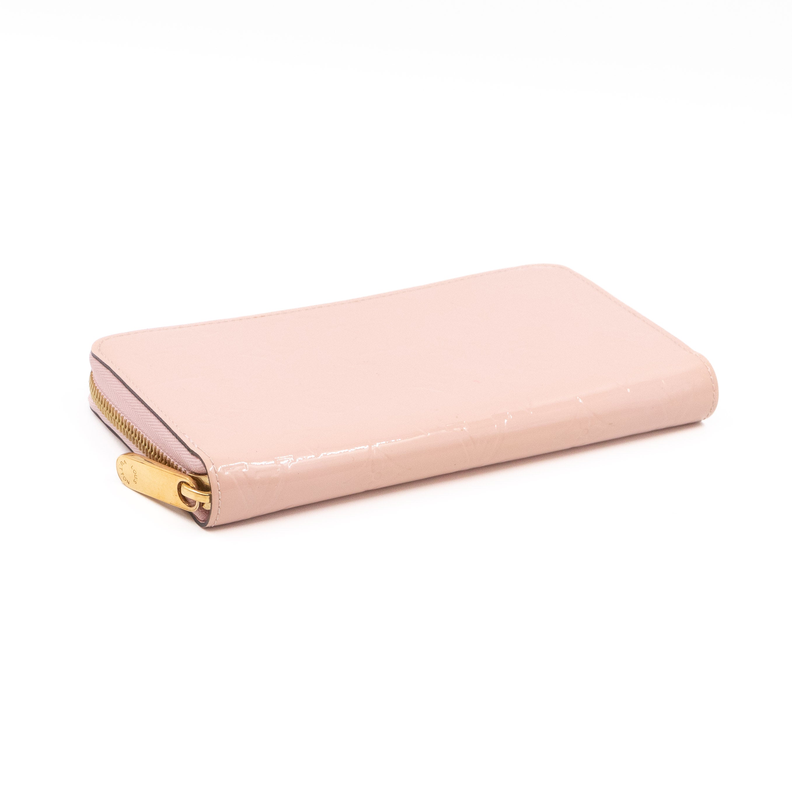 Zippy Wallet Vernis Rose Angelique