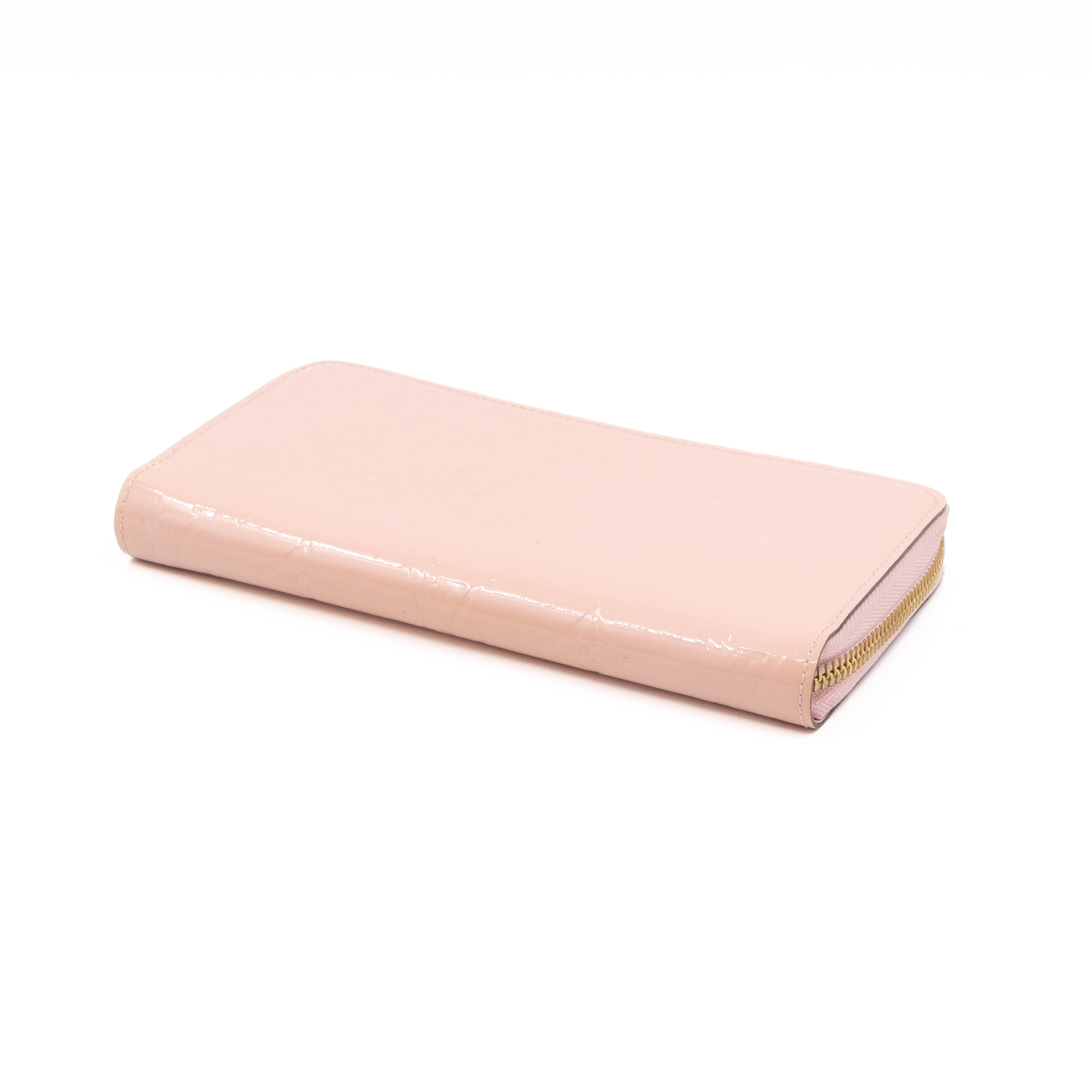 Zippy Wallet Vernis Rose Angelique