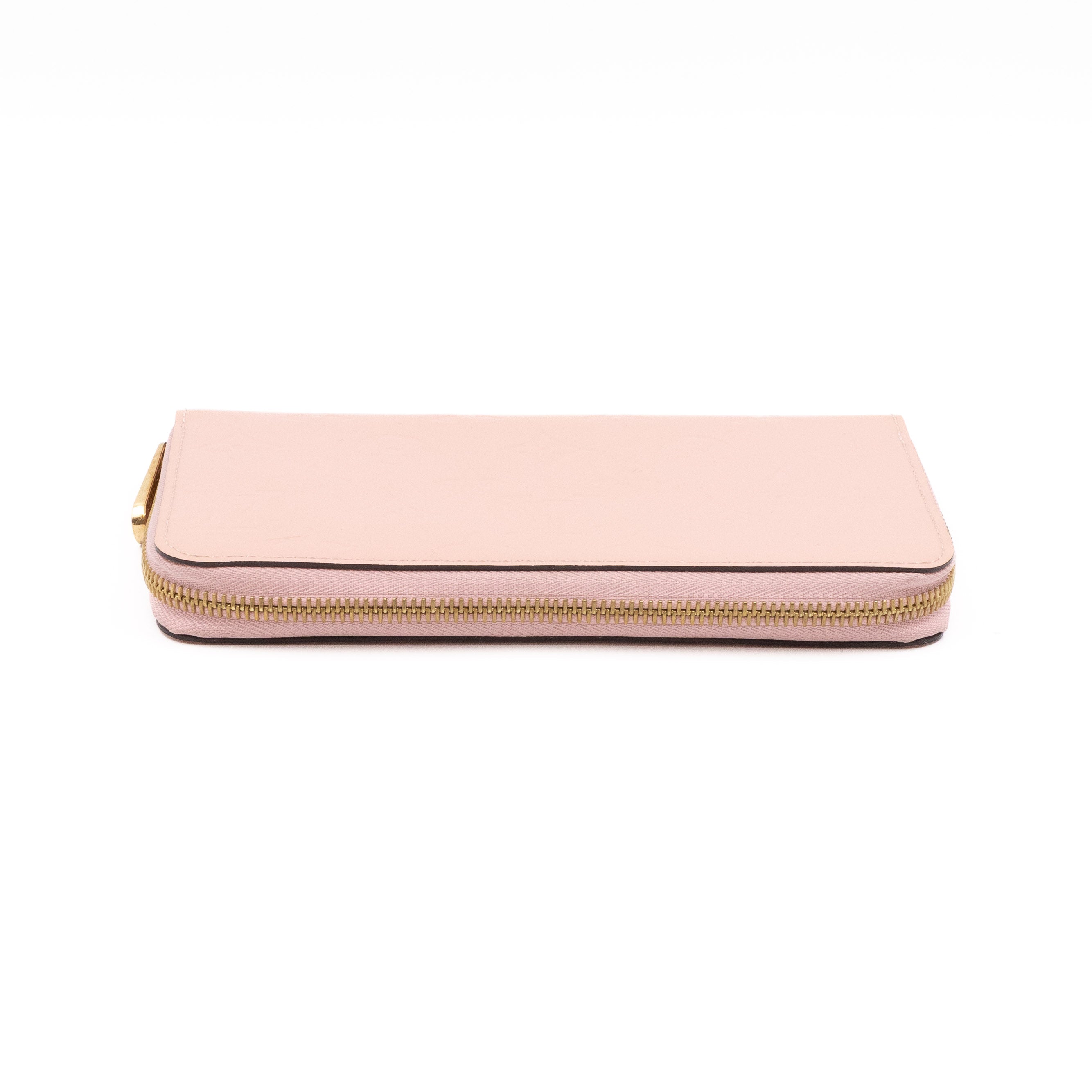 Zippy Wallet Vernis Rose Angelique