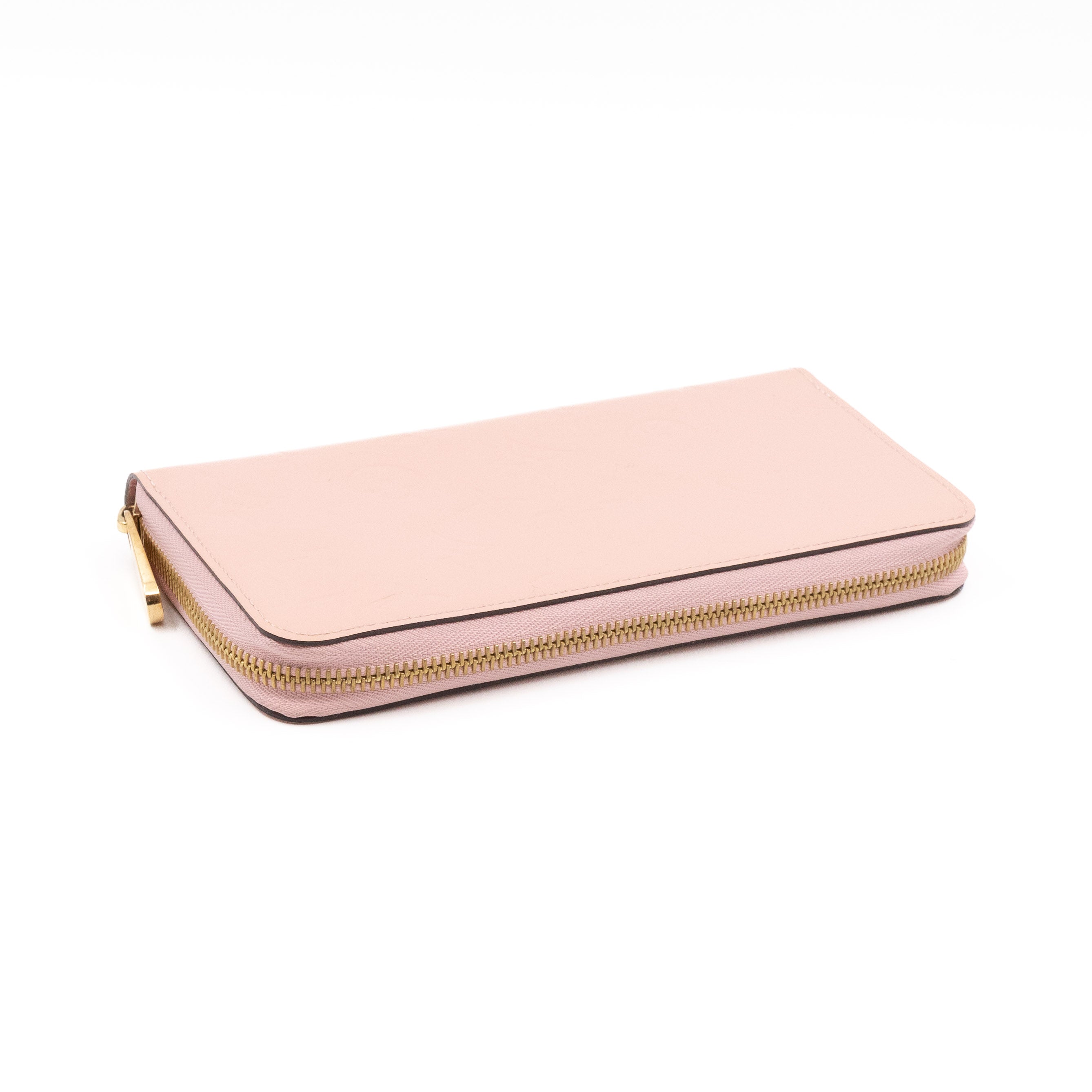 Zippy Wallet Vernis Rose Angelique
