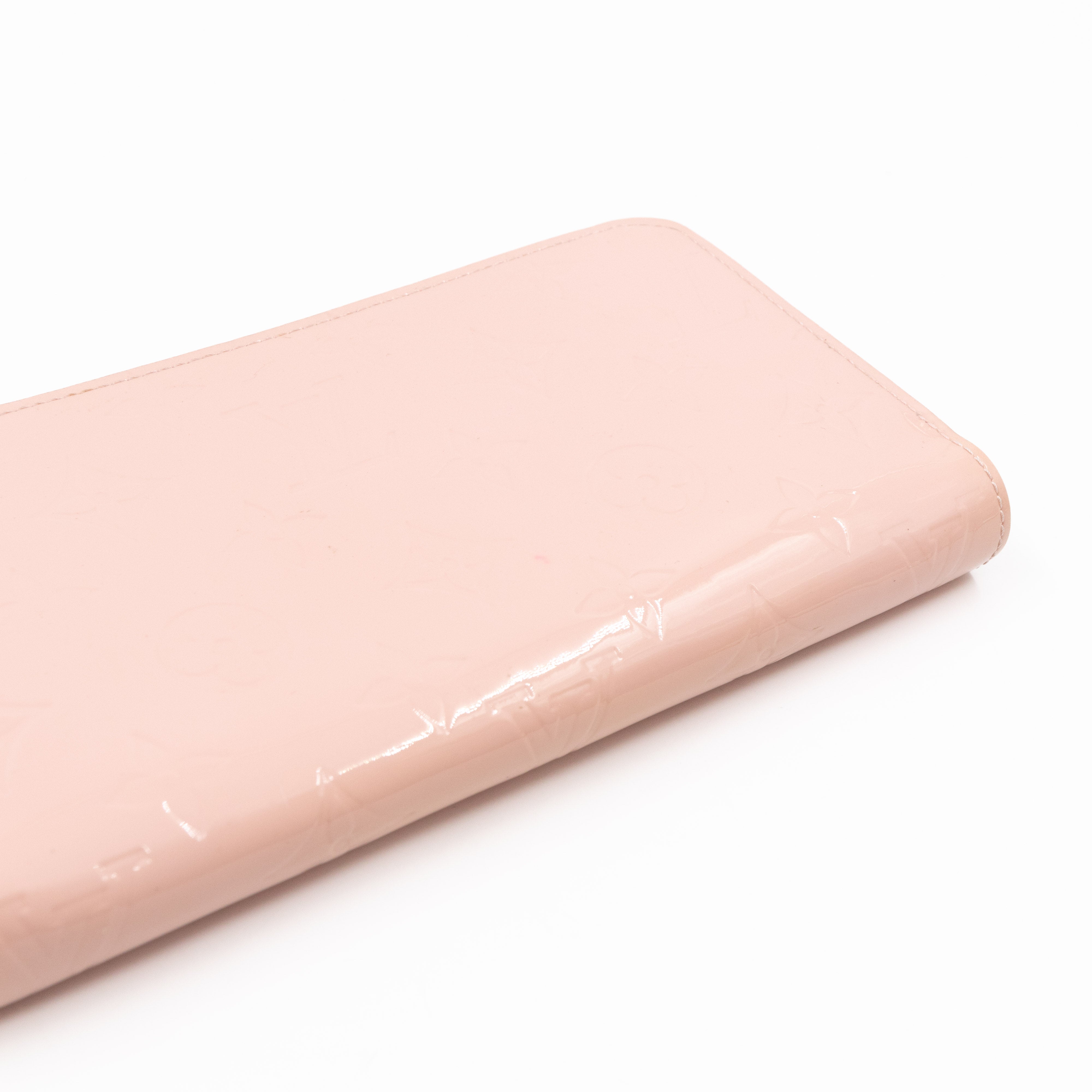 Zippy Wallet Vernis Rose Angelique