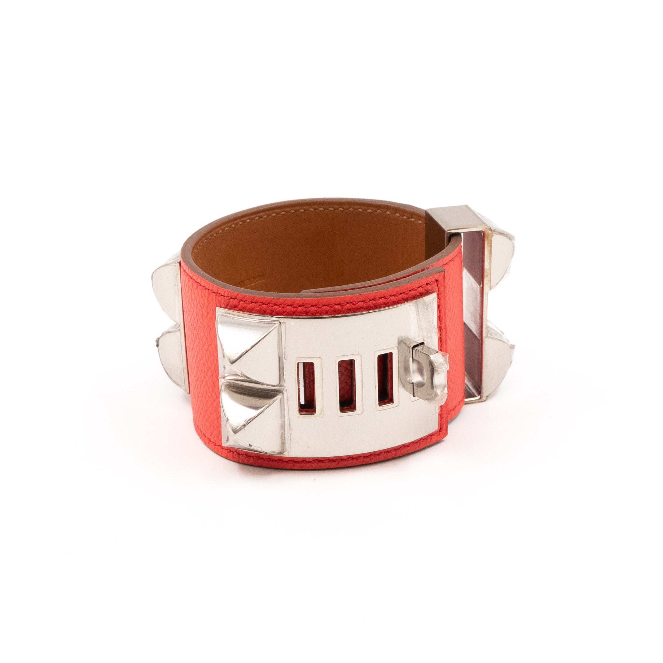 Collier de Chien Silver & Coral Bracelet