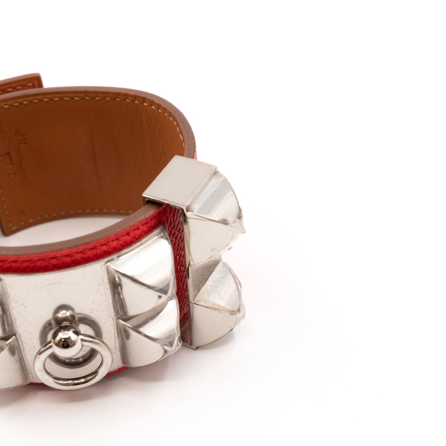 Collier de Chien Silver & Coral Bracelet