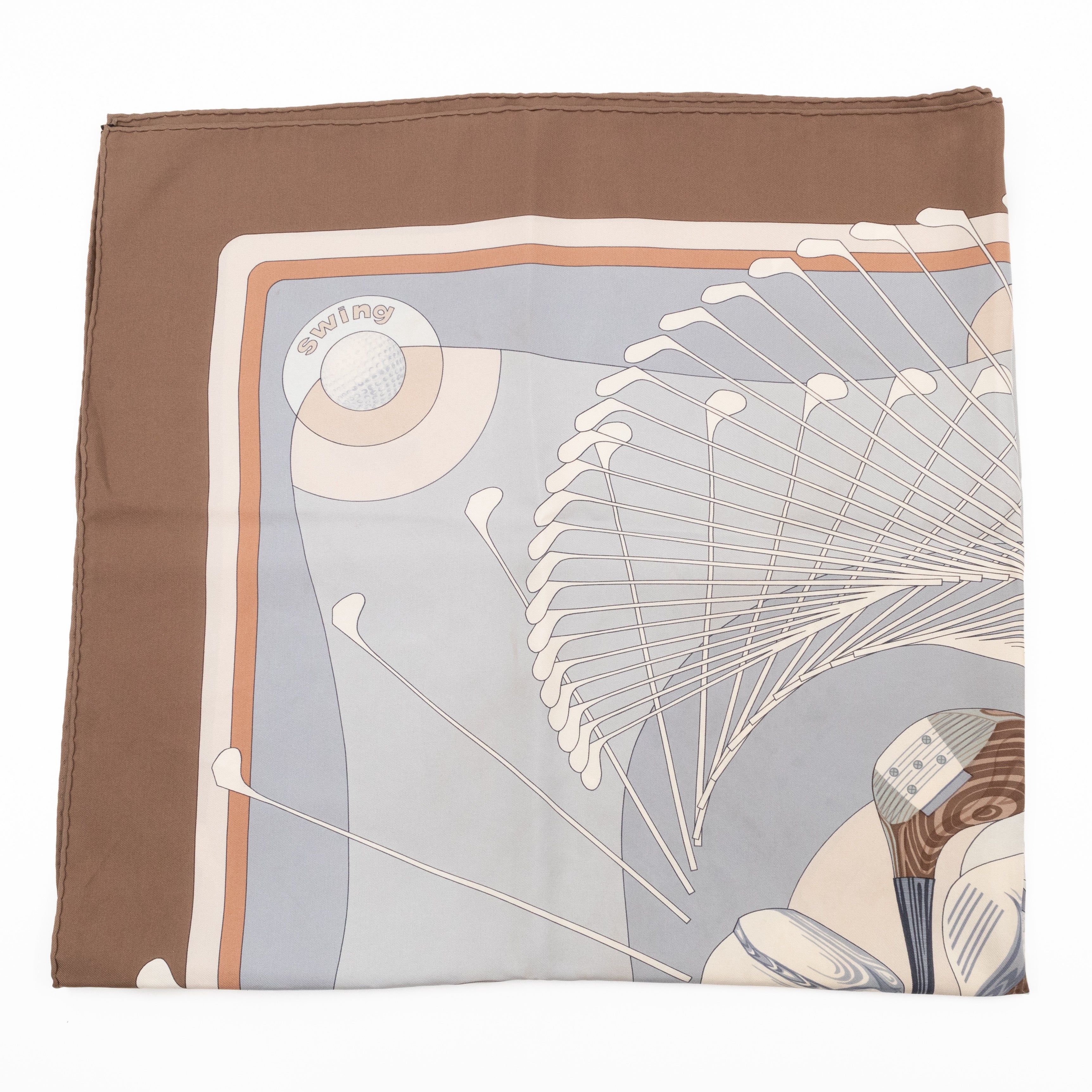 Vintage Silk Scarf 90 Swing
